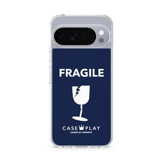 スリムプロテクションケース［ FRAGILE - Navy ］