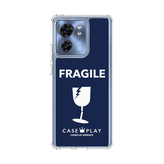 スリムプロテクションケース［ FRAGILE - Navy ］