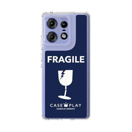 スリムプロテクションケース［ FRAGILE - Navy ］