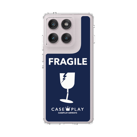 スリムプロテクションケース［ FRAGILE - Navy ］