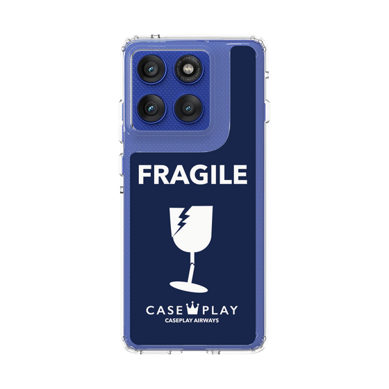 スリムプロテクションケース［ FRAGILE - Navy ］