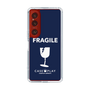 スリムプロテクションケース［ FRAGILE - Navy ］