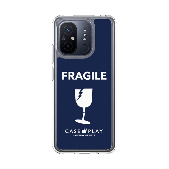 スリムプロテクションケース［ FRAGILE - Navy ］