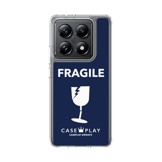 スリムプロテクションケース［ FRAGILE - Navy ］