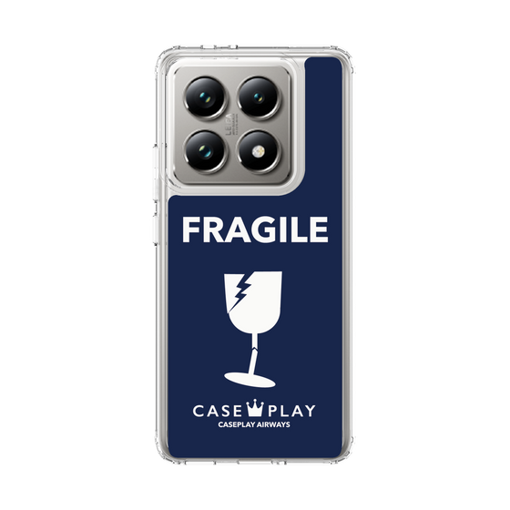 スリムプロテクションケース［ FRAGILE - Navy ］