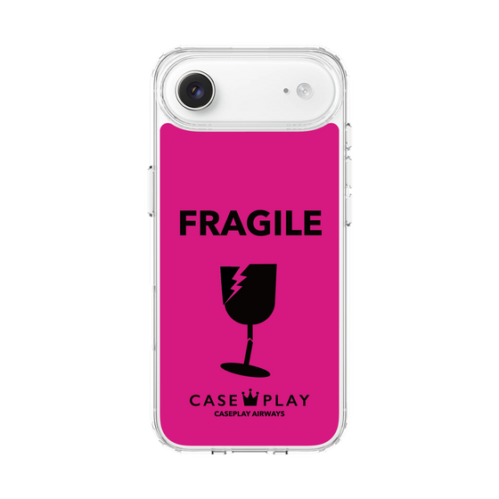 スリムプロテクションケース［ FRAGILE - Pink ］