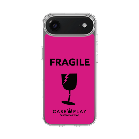 スリムプロテクションケース［ FRAGILE - Pink ］