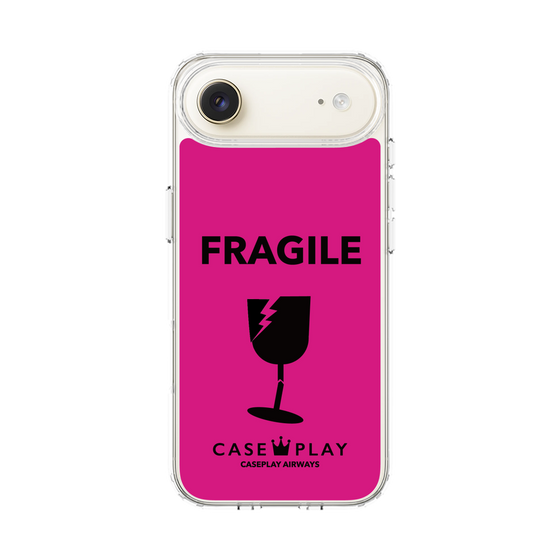 スリムプロテクションケース［ FRAGILE - Pink ］