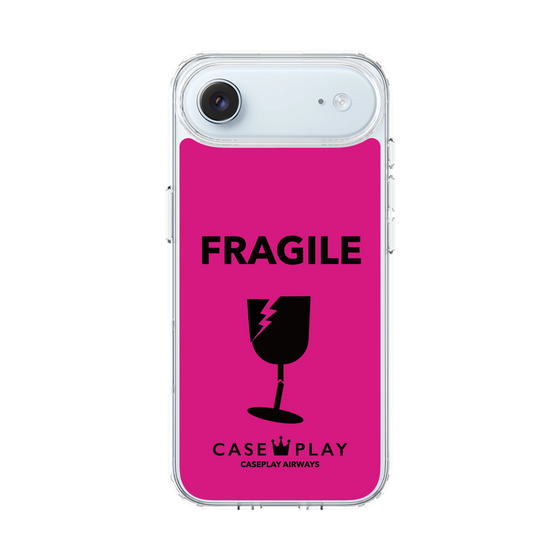 スリムプロテクションケース［ FRAGILE - Pink ］