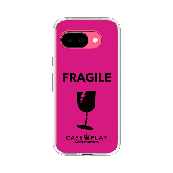 スリムプロテクションケース［ FRAGILE - Pink ］