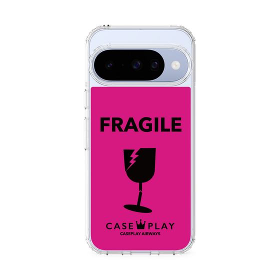 スリムプロテクションケース［ FRAGILE - Pink ］