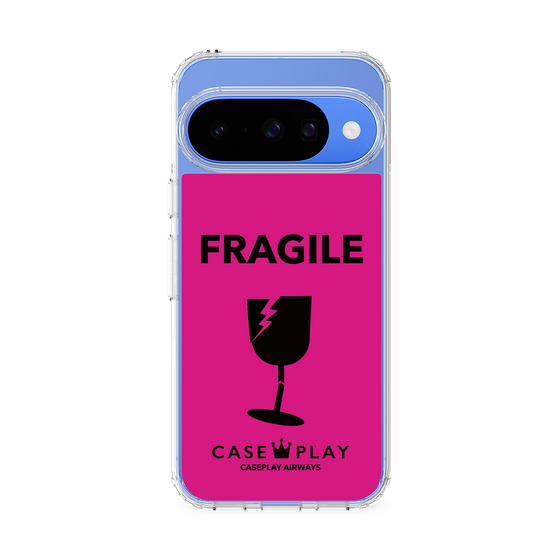 スリムプロテクションケース［ FRAGILE - Pink ］