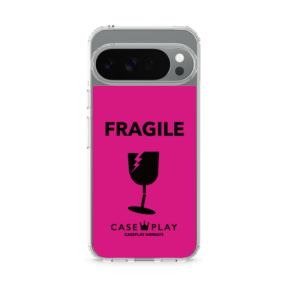 スリムプロテクションケース［ FRAGILE - Pink ］