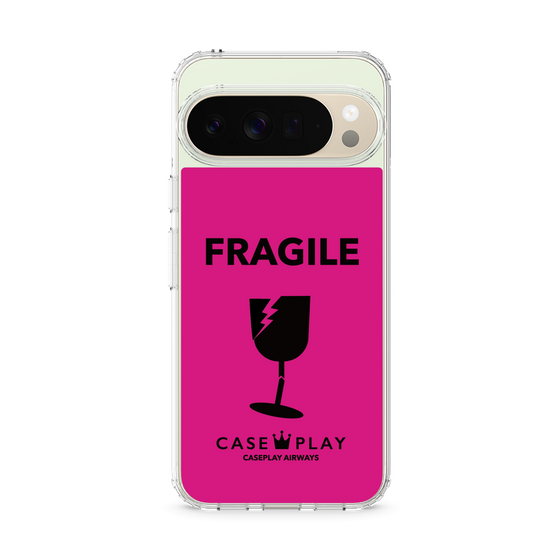 スリムプロテクションケース［ FRAGILE - Pink ］