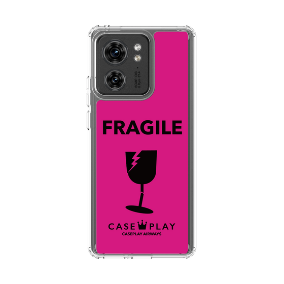 スリムプロテクションケース［ FRAGILE - Pink ］