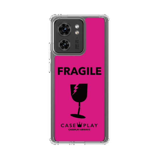 スリムプロテクションケース［ FRAGILE - Pink ］