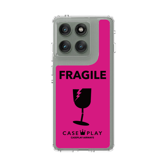 スリムプロテクションケース［ FRAGILE - Pink ］