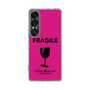 スリムプロテクションケース［ FRAGILE - Pink ］