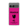 スリムプロテクションケース［ FRAGILE - Pink ］