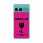 スリムプロテクションケース［ FRAGILE - Pink ］