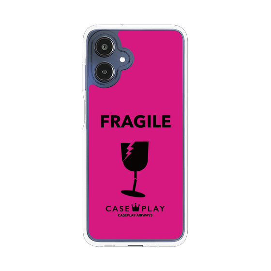 スリムプロテクションケース［ FRAGILE - Pink ］