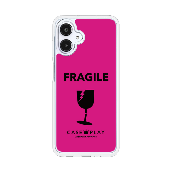 スリムプロテクションケース［ FRAGILE - Pink ］