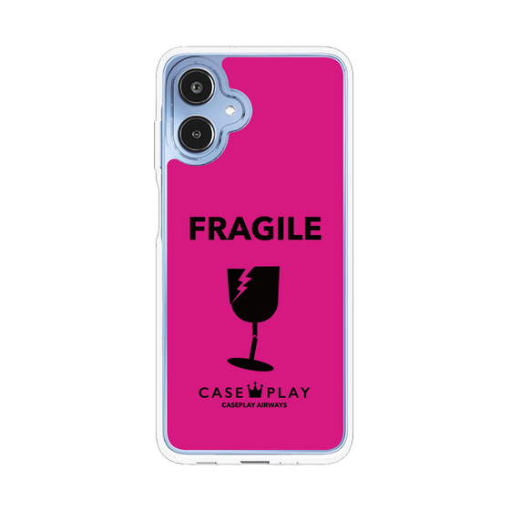 スリムプロテクションケース［ FRAGILE - Pink ］