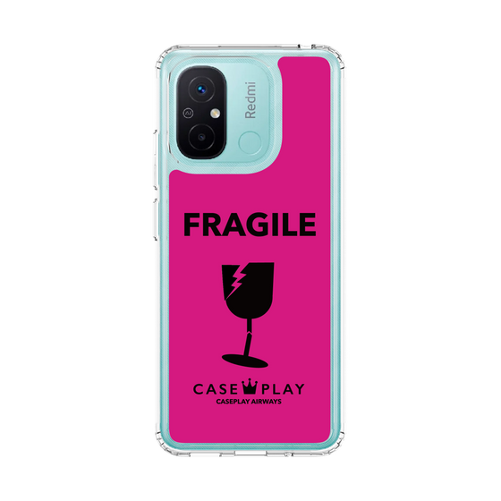 スリムプロテクションケース［ FRAGILE - Pink ］