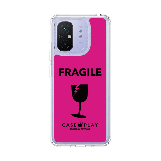 スリムプロテクションケース［ FRAGILE - Pink ］