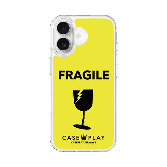 スリムプロテクションケース［ FRAGILE - Yellow ］