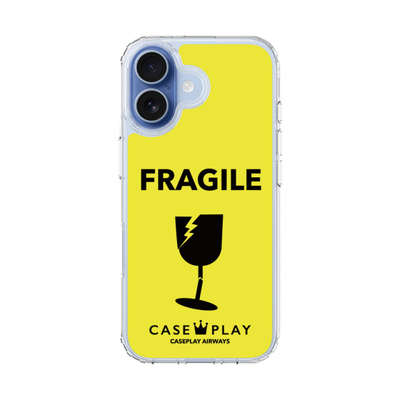 スリムプロテクションケース［ FRAGILE - Yellow ］