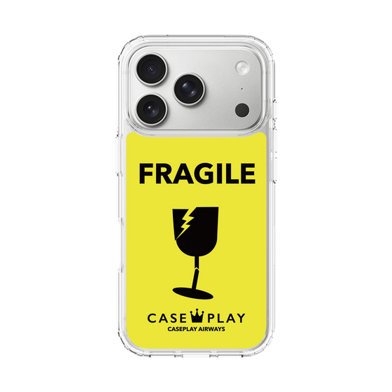 スリムプロテクションケース［ FRAGILE - Yellow ］