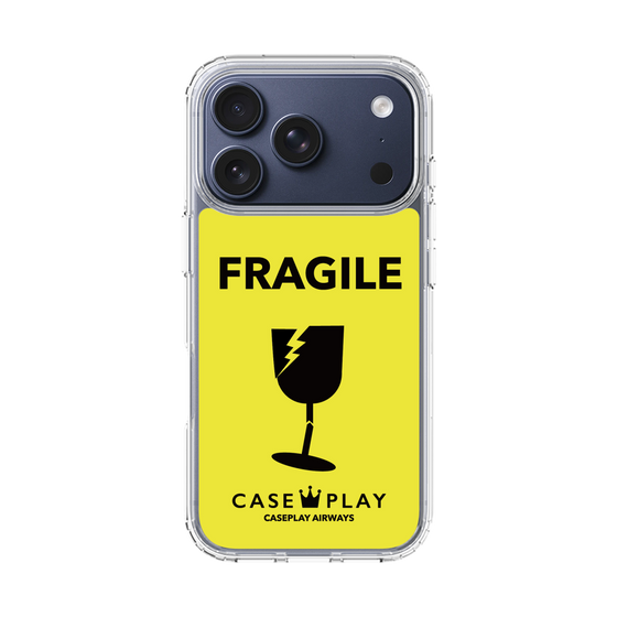 スリムプロテクションケース［ FRAGILE - Yellow ］
