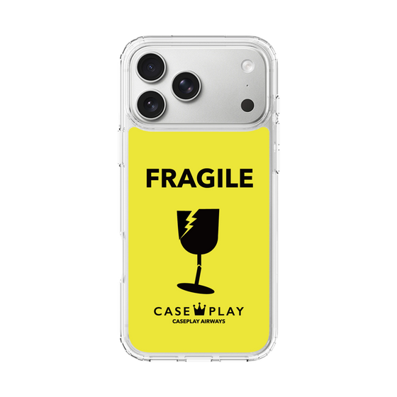 スリムプロテクションケース［ FRAGILE - Yellow ］