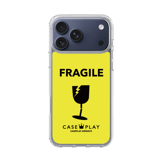 スリムプロテクションケース［ FRAGILE - Yellow ］