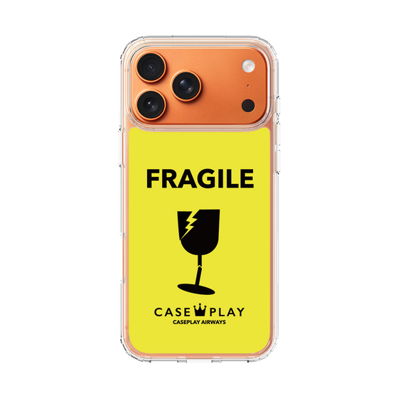 スリムプロテクションケース［ FRAGILE - Yellow ］