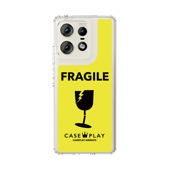 スリムプロテクションケース［ FRAGILE - Yellow ］