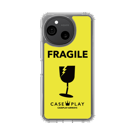 スリムプロテクションケース［ FRAGILE - Yellow ］