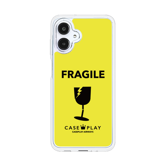 スリムプロテクションケース［ FRAGILE - Yellow ］