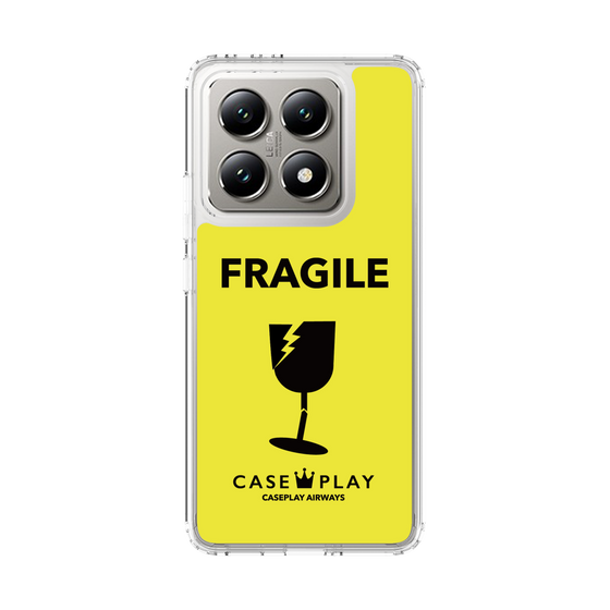 スリムプロテクションケース［ FRAGILE - Yellow ］