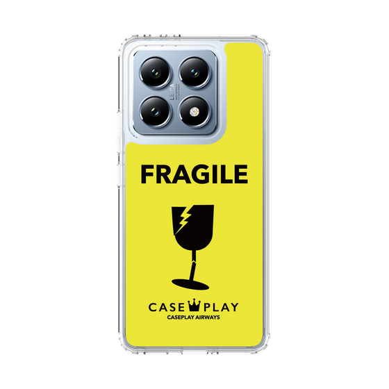 スリムプロテクションケース［ FRAGILE - Yellow ］
