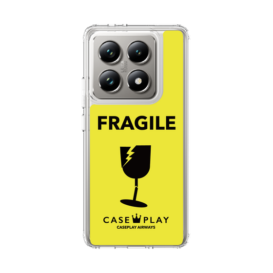 スリムプロテクションケース［ FRAGILE - Yellow ］