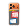 スリムプロテクションケース［ FRAGILE Stickers - Gray ］
