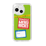 スリムプロテクションケース［ FRAGILE Stickers - Green ］