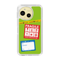 スリムプロテクションケース［ FRAGILE Stickers - Green ］