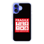 スリムプロテクションケース［ FRAGILE Sticker - Black ］