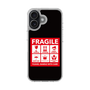 スリムプロテクションケース［ FRAGILE Sticker - Black ］