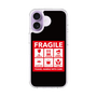 スリムプロテクションケース［ FRAGILE Sticker - Black ］