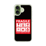 スリムプロテクションケース［ FRAGILE Sticker - Black ］