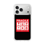 スリムプロテクションケース［ FRAGILE Sticker - Black ］